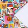 Glossy packaging "New Year's Pop-Art", 70 x 100 cm, 1 sheet