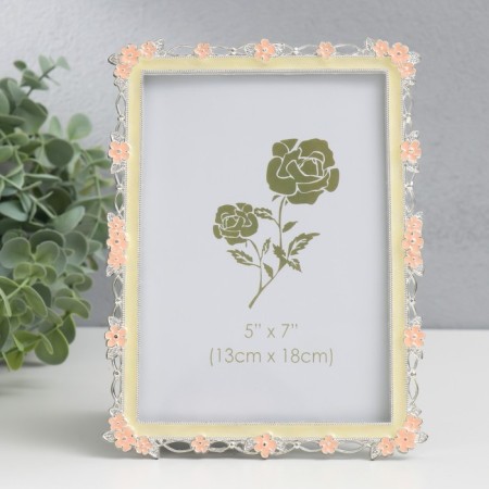 Photo frame Metal 13x18 cm "Flower frame" 15x20 cm