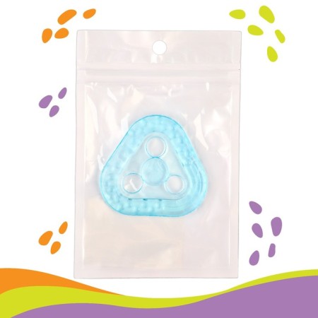 Silicon “Triangle” teething, mix color, crush me-3