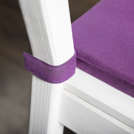 A set of pillows for the chair "Billy", size 37 x 42 x 3 cm - 2 pcs, purple-1