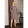 Women's dress, size 58, beige color