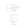 Connection for shower hose IDDIS SLIBL00I62, with a watering orger holder, 69 x 60 mm, black 97726