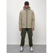 Male spring jacket, size 48, beige color