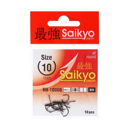 Hooks Saikyo KH-1000 Sode Ring BN No. 10, 10 pcs