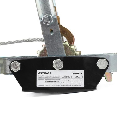 Manual winches Patriot WH 4000R, lever, cable 3 m, force 4000 kg-5