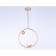 Suspended lamp with a change of lamp Ambrella Light, Crystal, Tr5428, G9, Color Gold