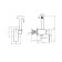 Bida mixer Rush Thira TR3635-99, with a hygienic shower, built-in, brass, chrome