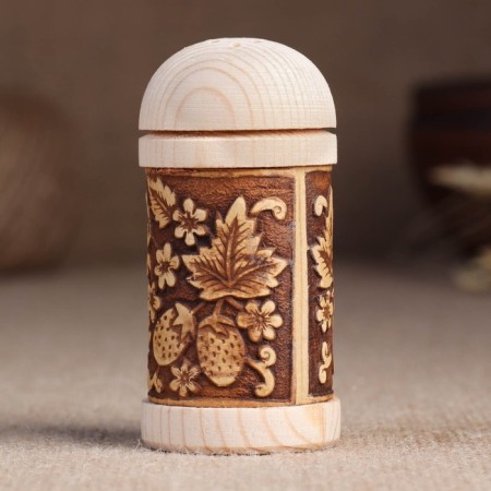 Set for spices "chick", trio, angle, d = 4.5 cm, h = 9 cm-8