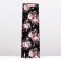 Package for the bottle "Flower combination", black, 12 x 40 x 10 cm