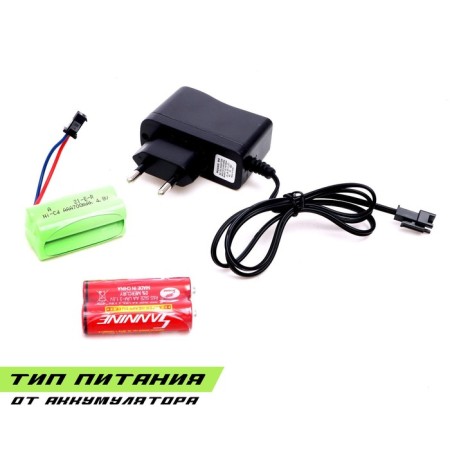 Radio-controlled car-controlled “Tricky” car, works on the battery, the color is green-2