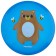 Children's ball zabiaka "Bear and bees", d = 22 cm, 60 g