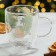 Glass mug with double walls "Fragrance of the holiday", 300 ml