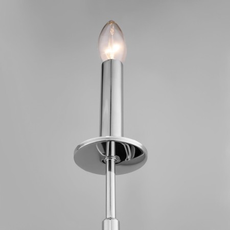 Wall lamp Eurosvet anders 60142/1, E14, 1x60W, 180x100x370 mm, chromium color-1