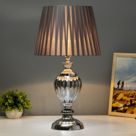 Avtital table lamp E27 40W silver 29.5x29.5x55 cm Risalux-1