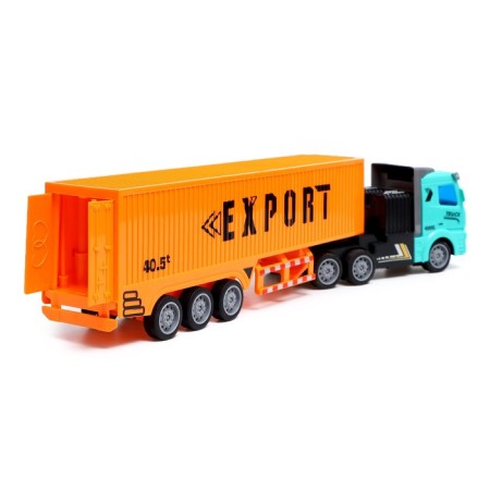Radio controlled truck "containers", scale 1:48, light, works from the battery-2
