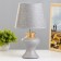 Alena table lamp E14 40W Gray-Soloto 23x23x35 cm Risalux