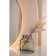 Decorative vase of glass, 127 × 80 × 147 mm, color gray color