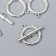 Decor Metal for the Classic - Smooth Classic Creativity Silver 4514M035 2.4x2.1 cm