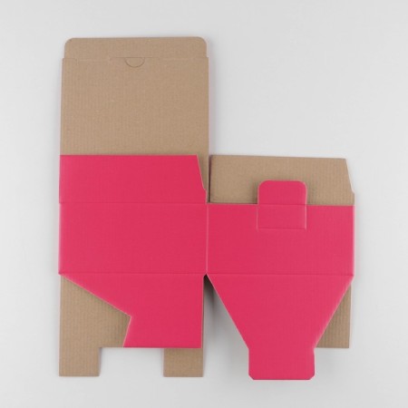 Gift folding box, packaging, Fuchsia, 15 x 15 x 7 cm-8