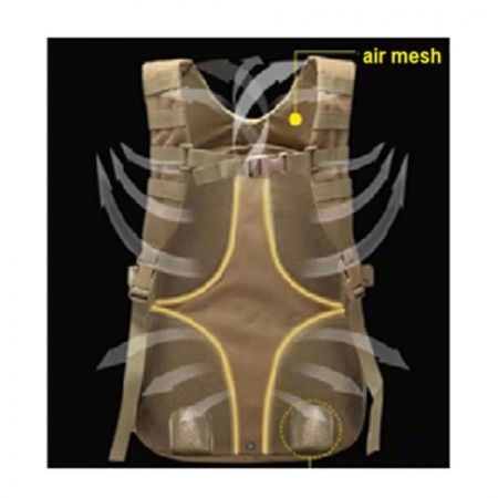 Tramp TRP-048, Commander 18, Sandstone tactical backpack-6