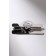 Bracelets "Demetrons" Yin-Yang, on beads, black and white color in silver, 7cm