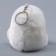 Keychain "duck", 9 cm, white color