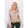 Female jumper, size 46, beige color