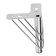 Furniture support Cappio OP10, h = 150 mm, chromium color