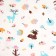 A waterproof diaper, 80*100 cm "deer"