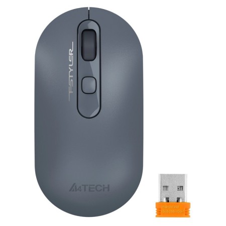 Mouse A4Tech FSTYLER FG20 ash/blue optical (2000DPI) wireless USB for laptop 102944-2