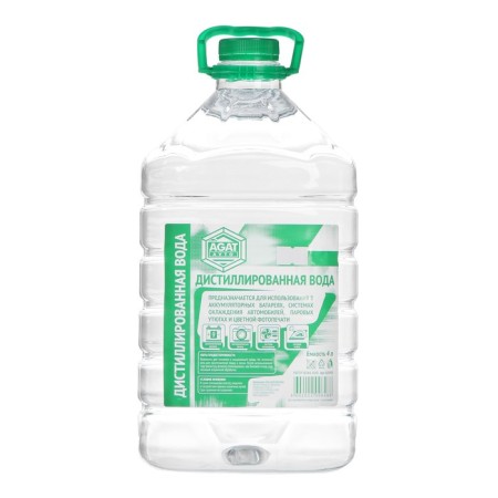 Distilled agate water, 4 l-2