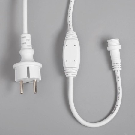 Garland "fringe" 3 x 0.9 m, IP65, UMS, white thread rubber, 232 LED, glow of Multi, 220 V-4