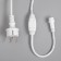 Garland "fringe" 3 x 0.9 m, IP65, UMS, white thread rubber, 232 LED, glow of Multi, 220 V