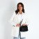 Bag Cross-Bodi with a zipper, black color