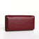 Women's wallet on a magnet, burgundy color