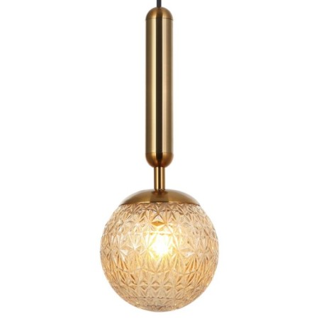 Suspension Felis 1xe27 40W, size 13x13x37-150 cm, bronze color-1