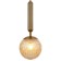 Suspension Felis 1xe27 40W, size 13x13x37-150 cm, bronze color