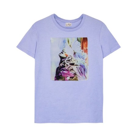 Female T -shirt, size 46, blue color-3