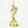 Award figure for the application of "man in flight", gold, plastic, 21.5 x 7.5 cm