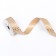 Ribbon for decor and gifts Kraft with embossing 2cm x 5 m