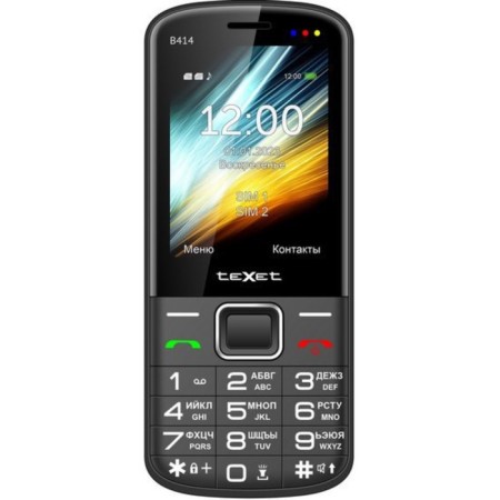 Texet TM-B414 Black smartphone