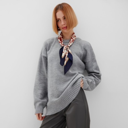 Jumper Women's Minaku: Knitwear Collection, color light gray rr 46-48-4