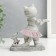 Souvenir Polystone "Cat and Mouse - Hawaiian Dancing" 11.5x5x10.5 cm