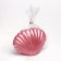 Figure candle "shell", 4x9x6.5 cm, pink mother of pearl