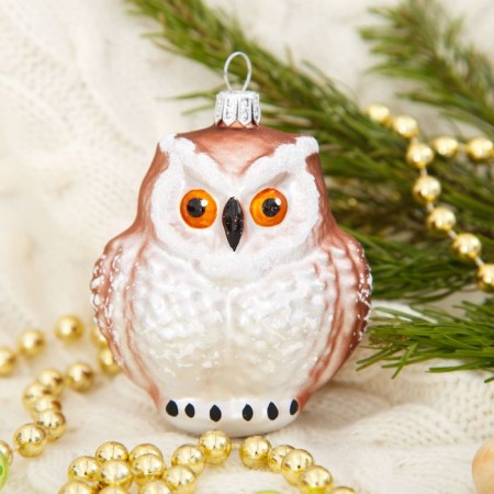 Fir-tree toy "Eagle owl" H-7,3 cm, mix-1