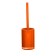 Gaudy toilet brush, orange color