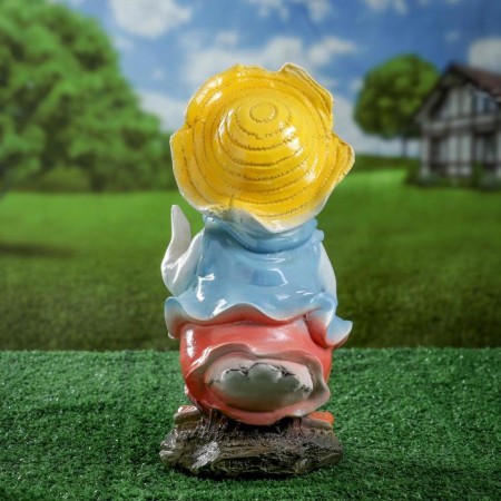 Garden figure "Duck with a pickle" 30cm-2
