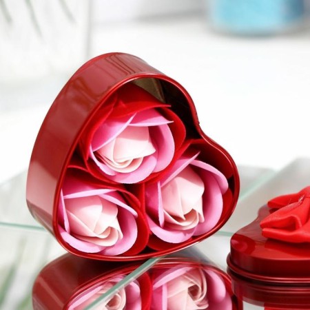 Soap roses, three -color, set of 3 pcs.-2