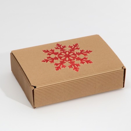 Folded rifting box "In the New Year", 21 x 15 x 5 cm, New Year-1