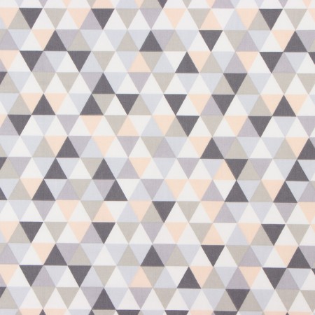 The bathroom curtains Ethel "Triangles" 160x48 cm, 80% HL, 20% PE-6
